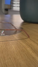 Load and play video in Gallery viewer, Pastel Pink Spectacles with Swarovski Crystals
