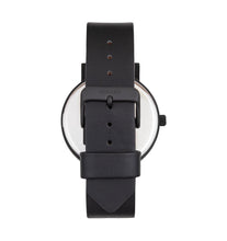 Load image into Gallery viewer, Black Minimal Watch with Black Leather Band - Misaro Australia
